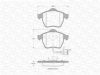 VW 3A0615115 Brake Pad Set, disc brake